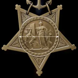 Medallion portion of Medal of Honor