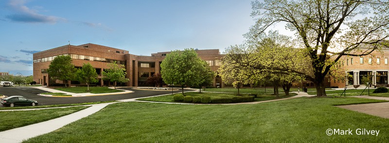 Photo shows a panoramic view of the Prince William Judicial Center
